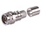 Conector Tipo N Macho RF Industries EZ-600-NM-HX, Plegable, Pin Cautivo para cable LMR600, Color Plateado.