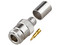 Conector N Hembra Inverso RF Industries de Anillo Plegable, para Cables 9913, RG-8/U, LMR-400, Grupo I.