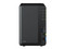 Servidor NAS Synology DS223: 
Procesador Realtek RTD1619B (Hasta 1.7 Ghz), 
Memoria de 2GB, 
hasta 2 Bahías SATA, 
No Incluye Discos Duros.