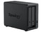 Servidor NAS Synology DiskStation DS725+: 
Procesador AMD Ryzen R1600 (hasta 3.1 GHz), 
Memoria de 4GB DDR4, 
Hasta 2 Bahías para Discos Duros (No Incluidos),
Color Negro.