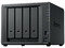 Servidor NAS Synology DS925+: 
Procesador AMD Ryzen V1500B (hasta 2.2 GHz), 
Memoria RAM de 4GB DDR4, 
hasta 4 Bahias, 
Color Negro.