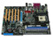 Tarjeta Madre AOPen AX4SPB-UN, ChipSet Intel 848P
Soporta: Intel Pentium 4 y Celeron c/BUS de 800/400MHz
Integrado: Audio Realtek  5.1, RED 10/100Mbps
Memoria: DDR400 PC3200 (2 Bancos), 2GB Max
Diseño:  ATX, Ptos:1x AGP(8x) y 5x PCI