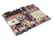 T. Madre Abit NF7-S V2, ChipSet NVIDIA nForce2 Ultra 400+MCP-T,
Soporta: Athlon XP, Socket A con BUS de 266/333/400MHz, 
Integrado: Audio 5.1, Red 10/100, SATA-RAID (0,1), FireWire
Memoria: 3x DDR333/266/200, 2x DDR400
Diseño: ATX, Ptos: 1x AGP 8X/4X