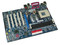 T. Madre Albatron KX600A-GE, ChipSet VIA KT600,
Soporta: AMD Athlon XP, Athlon XP Barton/Duron Socket A,
Integrado: Audio 6 canales, Red,
Memoria: 3x DDR DIMM DDR 400/333/266, 3Gb Max,
Diseño: ATX, Ptos. 1x AGP 8X, 5x PCI