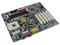 Tarjeta Madre GigaByte GA-7DXE, ChipSet AMD-761
Soporta: Athlon XP 2600+ y Duron a 1.3Ghz, BUS 200/266Mhz
Integrado: Audio AC97
Memoria: SDRAM DDR 266Mhz, 3Gb MAX
Diseño: ATX Completo, Puertos: 1x AGP, 5x PCI