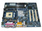 T. Madre GigaByte 8I845GVM-RZ, ChipSet Intel 845GV, 
Soporta: Pentium4 y Celeron, HT con BUS de 400/533Mhz, 
Memoria: SDRAM DDR 266/333, 2 Bancos, 2GB Max, 
Integrado: Audio, Video y Red 10/100Mbps, 
Diseño: Micro ATX, Ptos. 3x PCI