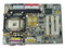 T. Madre GigaByte GA-8LS533 ChipSet Intel 845GL
Soporta: P4 hasta 2.4, Celeron 2.2, BUS 400/533Mhz
Integrado: Audio AC97, Video y RED 10/100Mbps
Memoria: SDRAM PC133, 2 Bancos, Diseño: MicroATX
