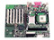 T. Madre Intel D845EBG2L, ChipSet Intel 845E, 
Soporta Hasta: P4 a 2.8Ghz, y Celeron, 478Pins 400/533Mhz 
Integrado: Audio AC97, LAN 10/100 MBPS
Memoria: SDRAM DDR 266/200, 2Gb Max, (2 Bancos), 
Diseño: ATX Completo, Ptos: 1x AGP, 6x PCI, 1x CNR