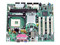 T. Madre Intel D845GLADL, ChipSet Intel 845GL,
Soporta hasta: P4 a 2.8 y Celeron con 478Pins y 400Mhz BUS
Integrado: Audio AC97, Video y LAN 10/100Mbps
Memoria: SDRAM DDR 266, 2Gb Max, (2 Bancos),
Diseño: Micro-ATX, Ptos: 4x PCI