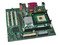 T. Madre Intel D845PEMYL, ChipSet Intel 845PE,
Soporta: Pentium 4/Celeron, 478Pins, BUS de 400/533Mhz,
Integrado: Audio AC97 Realtek ALC202A, Red,
Memoria: 2 DIMM DDR 200/266/333 (Max. 2GB),
Diseño: Micro ATX Ptos: 1 x AGP 4x, 3 x PCI, 4 x USB 2
