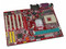 T. Madre MSI KT6V -LSR, ChipSet VIA KT600,
Soporta: Duron/Sempron /Athlon XP, 400/333/266 MHz,
Integrado: Audio, Red 10/100Mbps,
Memoria: DDR400/333/266/200, 2 Bancos, 2GB Max,
Diseño: ATX, Ptos: 1x AGP 8X, 5x PCI, 4x USB 2.0