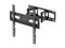 Soporte de pared articulado Manhattan 462433 para pantalla plana o curva de 32