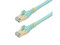 Cable de Parcheo StarTech 6ASPAT50CMAQ, RJ45 a RJ45 (M-M), 50cm, Color Azul.