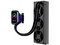 Sistema de Enfriamiento Líquido HYTE THICC Q80 TRIO, 360mm, ARGB, Pantalla LCD. Color Negro.